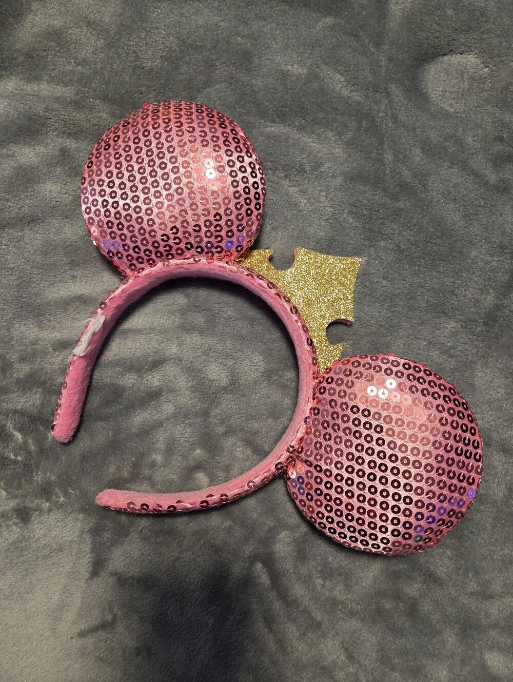 Disney Pink Sequin Princess Aurora Ear Headband - Picture 3 of 3